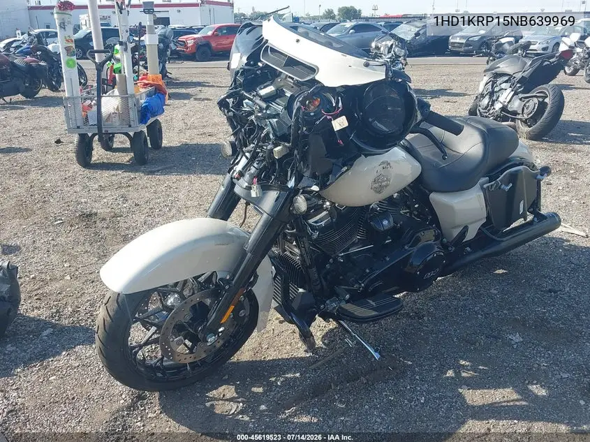 2022 Harley-Davidson Flhxs VIN: 1HD1KRP15NB639969 Lot: 45619523