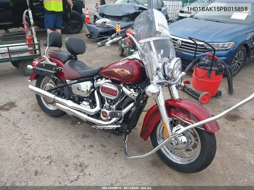 2023 Harley-Davidson Flhcsanv VIN: 1HD1BAK15PB015858 Lot: 45365619