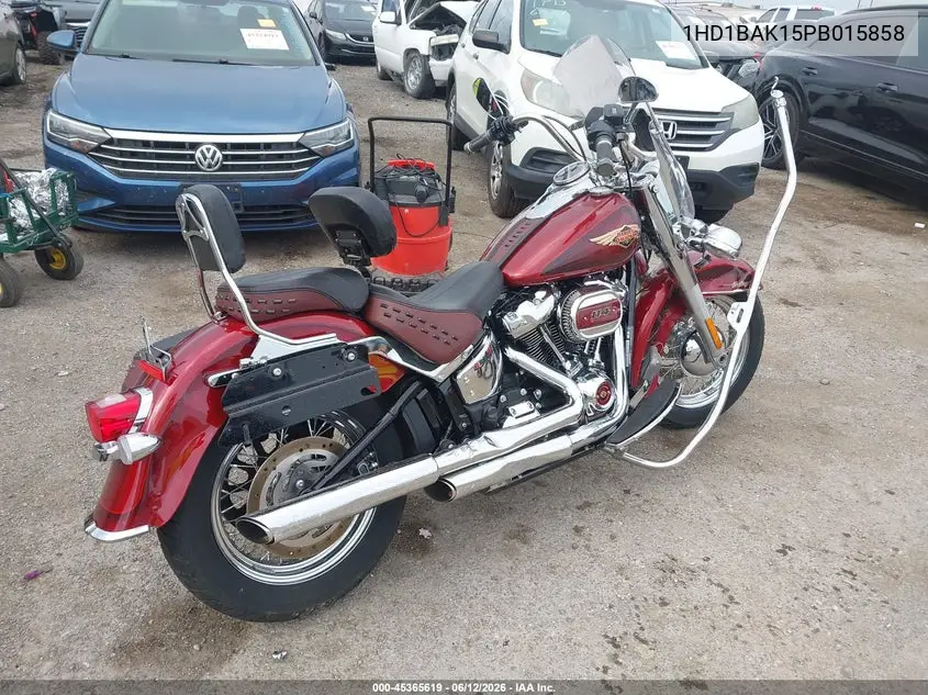 2023 Harley-Davidson Flhcsanv VIN: 1HD1BAK15PB015858 Lot: 45365619