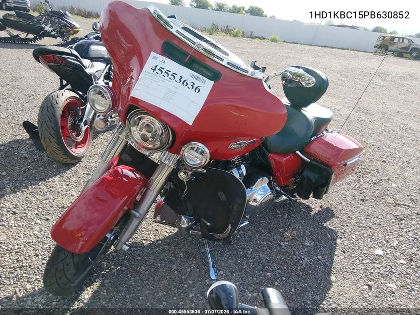 2023 Harley-Davidson Flhx VIN: 1HD1KBC15PB630852 Lot: 45553636