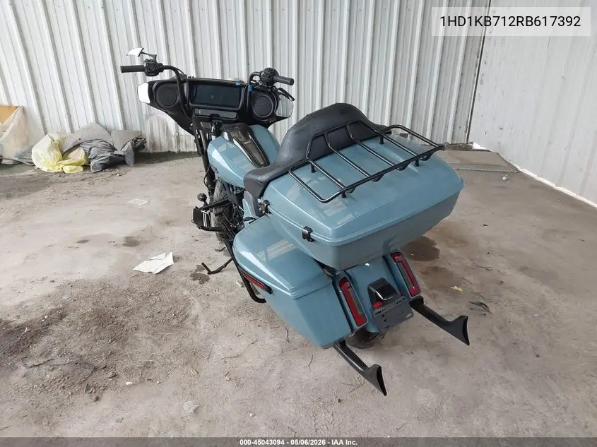 2024 Harley-Davidson Flhx VIN: 1HD1KB712RB617392 Lot: 45043094