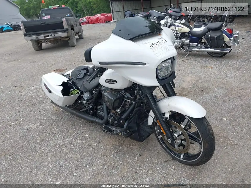 2024 Harley-Davidson Flhx VIN: 1HD1KB714RB621122 Lot: 45121751