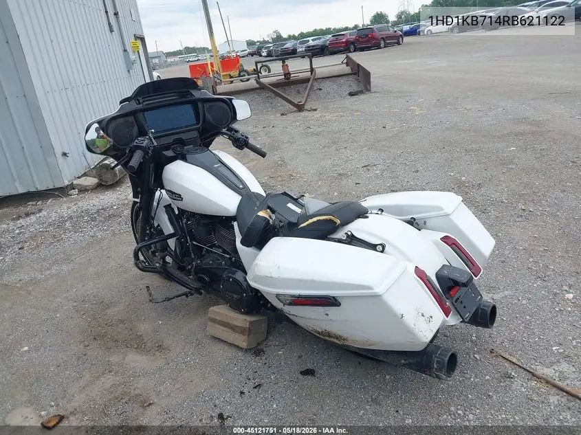 2024 Harley-Davidson Flhx VIN: 1HD1KB714RB621122 Lot: 45121751