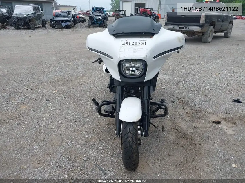 2024 Harley-Davidson Flhx VIN: 1HD1KB714RB621122 Lot: 45121751