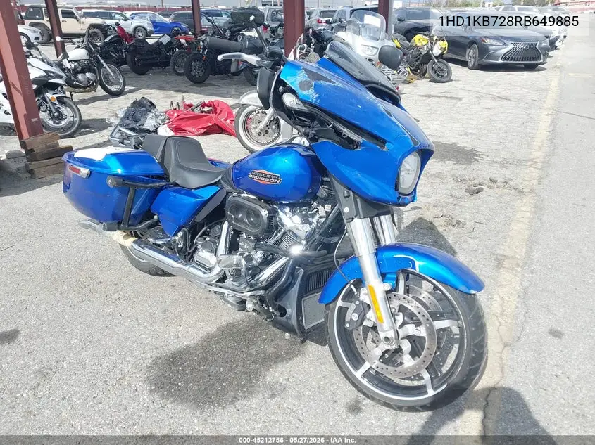 2024 Harley-Davidson Flhx VIN: 1HD1KB728RB649885 Lot: 45212756