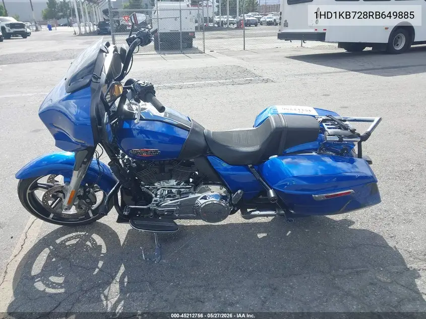 2024 Harley-Davidson Flhx VIN: 1HD1KB728RB649885 Lot: 45212756