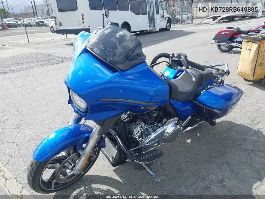 2024 Harley-Davidson Flhx VIN: 1HD1KB728RB649885 Lot: 45212756