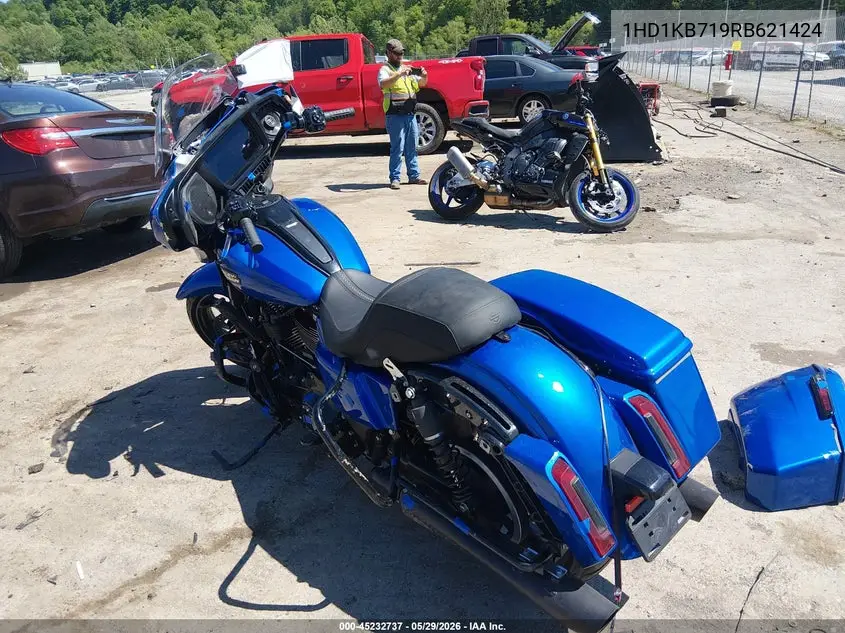 2024 Harley-Davidson Flhx VIN: 1HD1KB719RB621424 Lot: 45232737