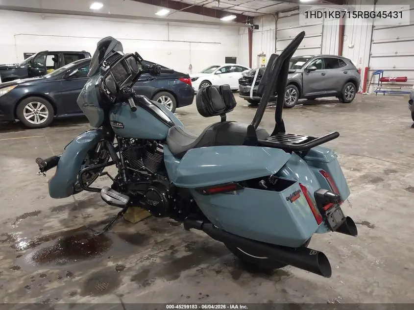 2024 Harley-Davidson Flhx VIN: 1HD1KB715RB645431 Lot: 45299183