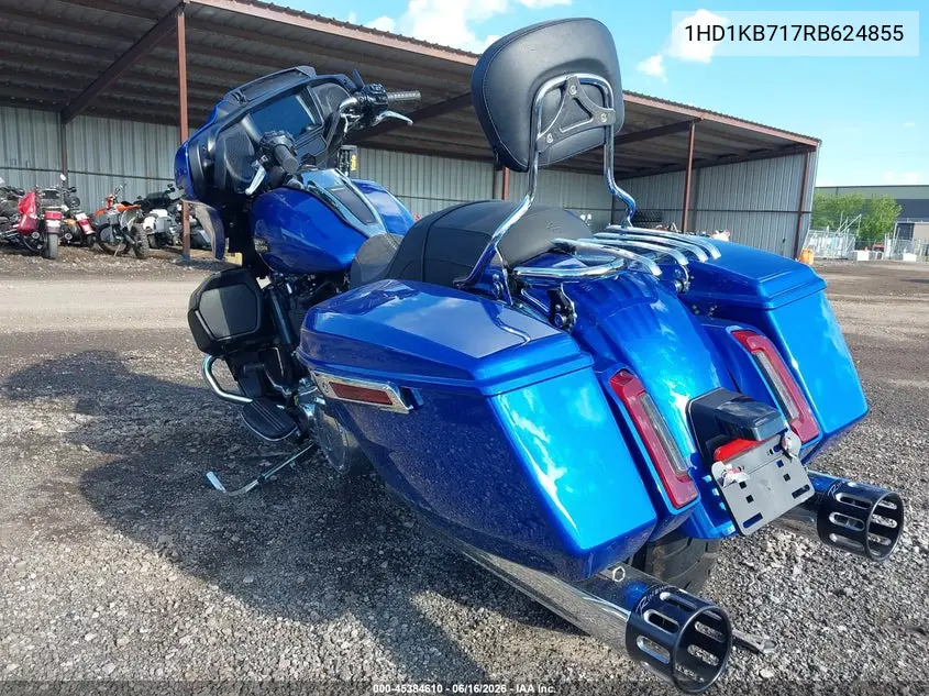 2024 Harley-Davidson Flhx VIN: 1HD1KB717RB624855 Lot: 45384610