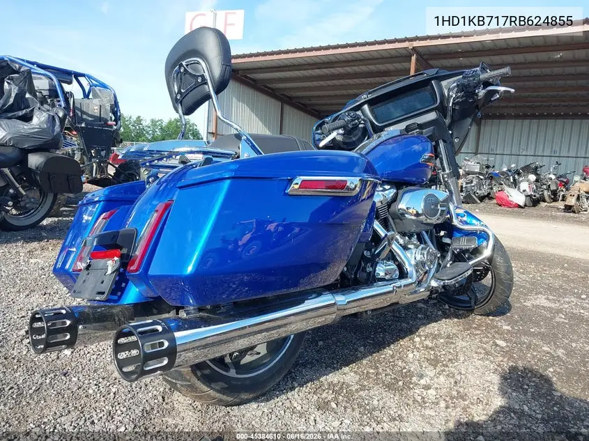 2024 Harley-Davidson Flhx VIN: 1HD1KB717RB624855 Lot: 45384610