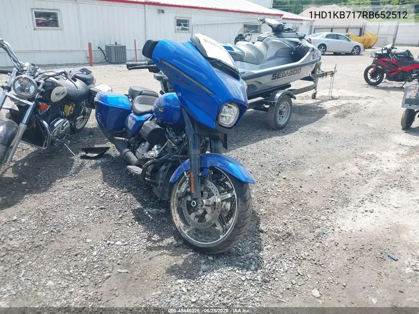 2024 Harley-Davidson Flhx VIN: 1HD1KB717RB652512 Lot: 45440325