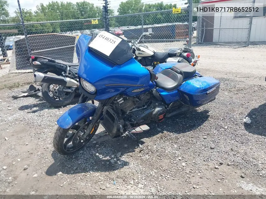 2024 Harley-Davidson Flhx VIN: 1HD1KB717RB652512 Lot: 45440325