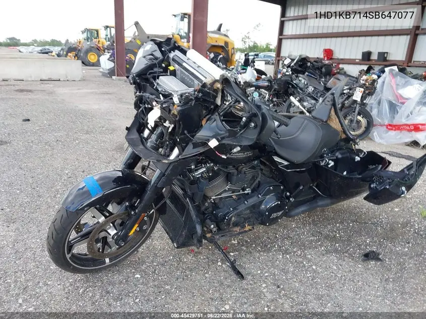 2025 Harley-Davidson Flhx VIN: 1HD1KB714SB647077 Lot: 45429751