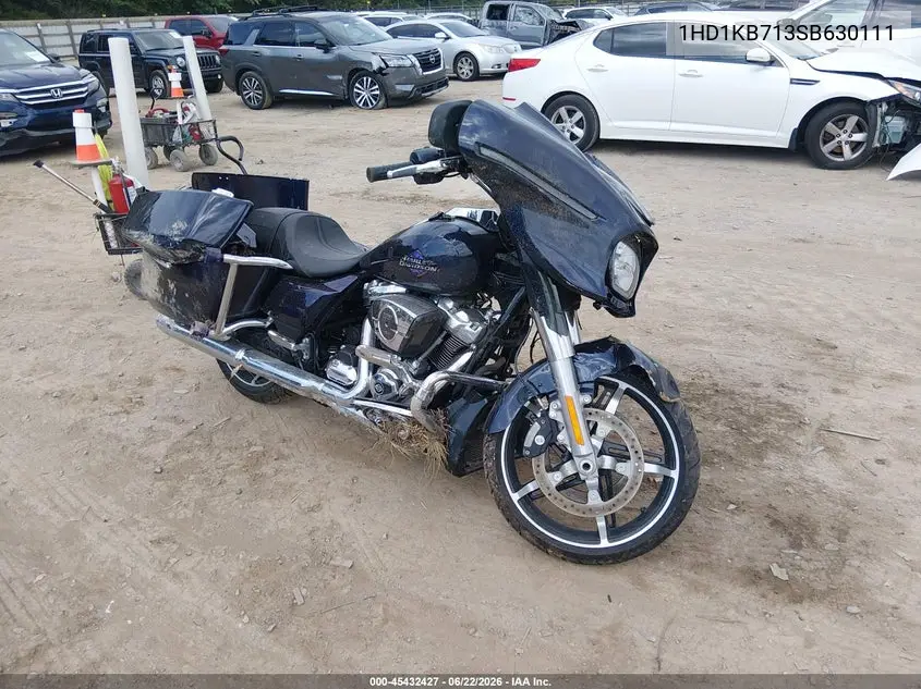 2025 Harley-Davidson Flhx VIN: 1HD1KB713SB630111 Lot: 45432427