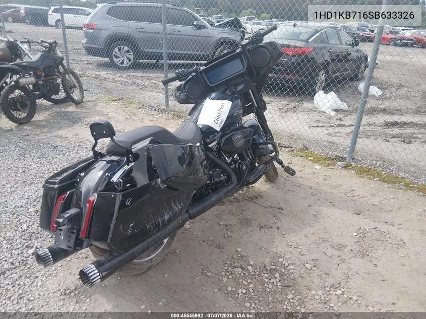 2025 Harley-Davidson Flhx VIN: 1HD1KB716SB633326 Lot: 45545992