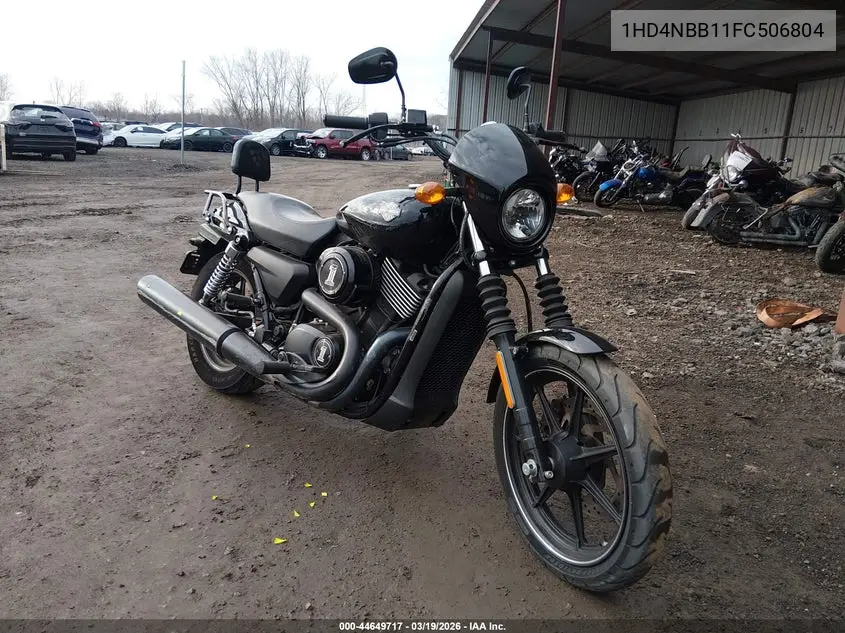 2015 Harley-Davidson Xg750 VIN: 1HD4NBB11FC506804 Lot: 44649717