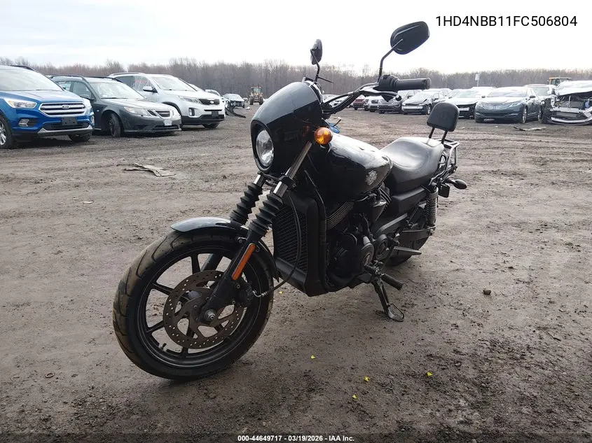 2015 Harley-Davidson Xg750 VIN: 1HD4NBB11FC506804 Lot: 44649717