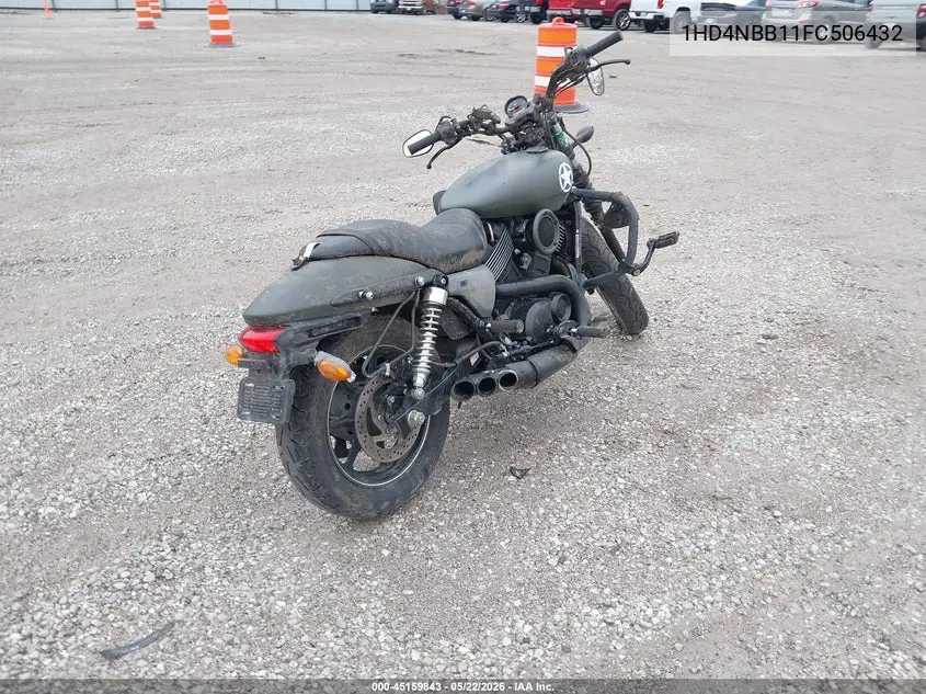 2015 Harley-Davidson Xg750 VIN: 1HD4NBB11FC506432 Lot: 45159843