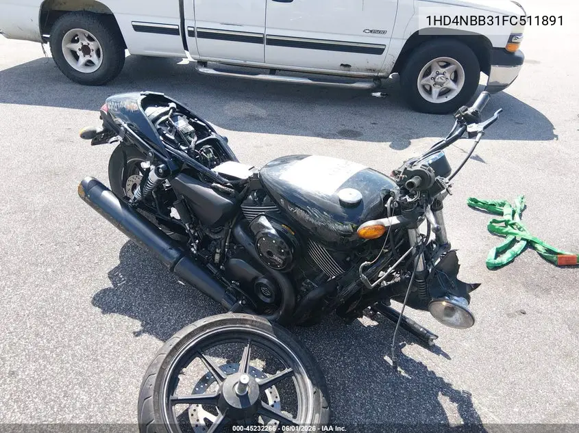 2015 Harley-Davidson Xg750 VIN: 1HD4NBB31FC511891 Lot: 45232266