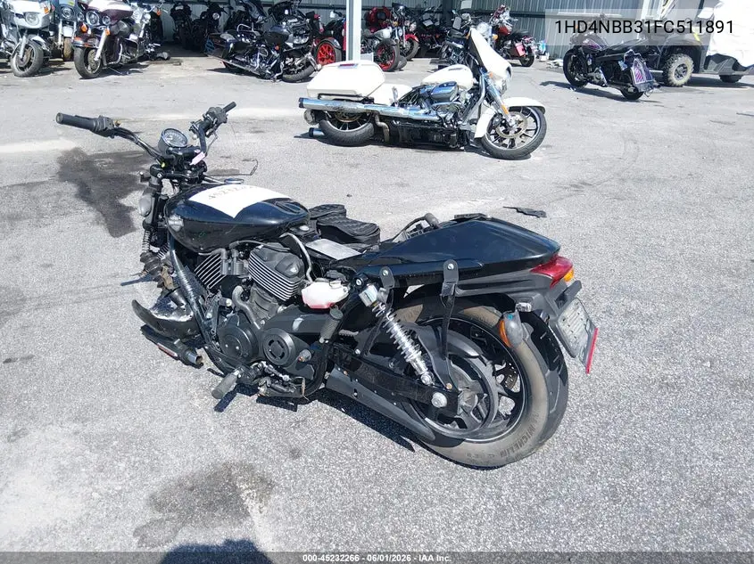 2015 Harley-Davidson Xg750 VIN: 1HD4NBB31FC511891 Lot: 45232266