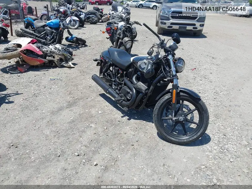 2015 Harley-Davidson Xg500 VIN: 1HD4NAA18FC506648 Lot: 45303573