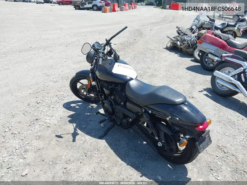2015 Harley-Davidson Xg500 VIN: 1HD4NAA18FC506648 Lot: 45303573