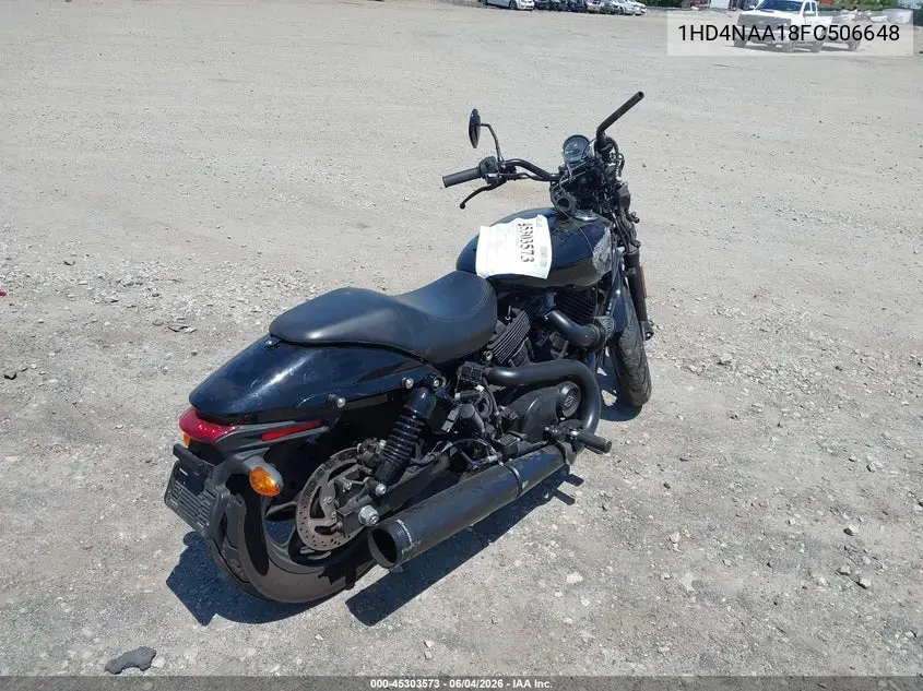 2015 Harley-Davidson Xg500 VIN: 1HD4NAA18FC506648 Lot: 45303573