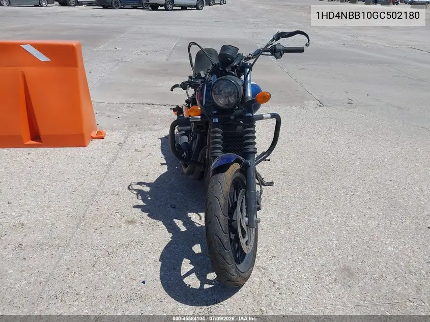 2016 Harley-Davidson Xg750 VIN: 1HD4NBB10GC502180 Lot: 45584104