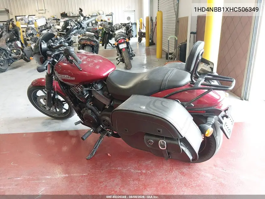 2017 Harley-Davidson Xg750 VIN: 1HD4NBB1XHC506349 Lot: 45320349