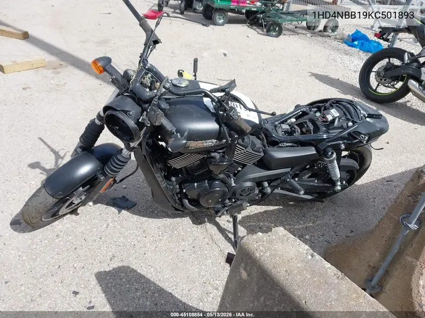 2019 Harley-Davidson Xg750 VIN: 1HD4NBB19KC501893 Lot: 45108854