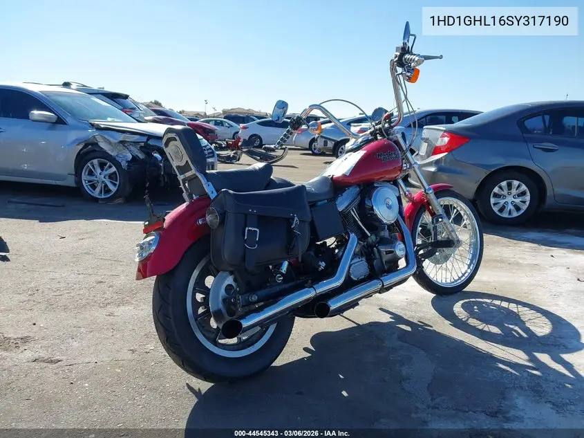 1995 Harley-Davidson Fxd VIN: 1HD1GHL16SY317190 Lot: 44545343