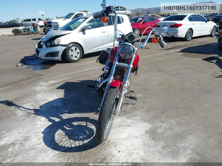 1995 Harley-Davidson Fxd VIN: 1HD1GHL16SY317190 Lot: 44545343