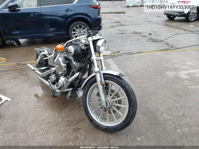 2000 Harley-Davidson Fxd VIN: 1HD1GHV16YY333007 Lot: 43535478