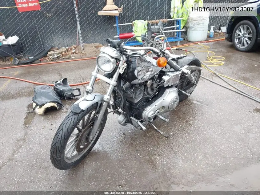 2000 Harley-Davidson Fxd VIN: 1HD1GHV16YY333007 Lot: 43535478