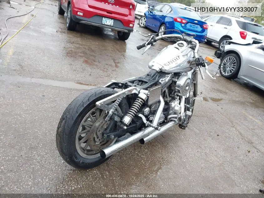 2000 Harley-Davidson Fxd VIN: 1HD1GHV16YY333007 Lot: 43535478