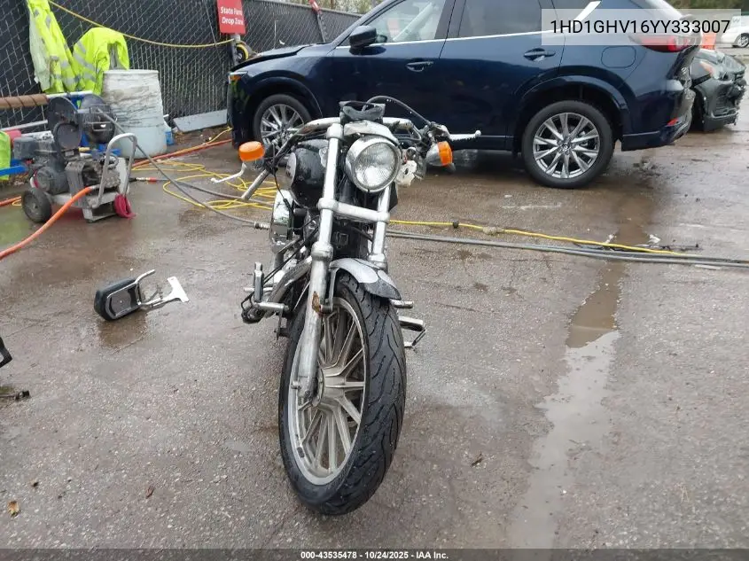 2000 Harley-Davidson Fxd VIN: 1HD1GHV16YY333007 Lot: 43535478