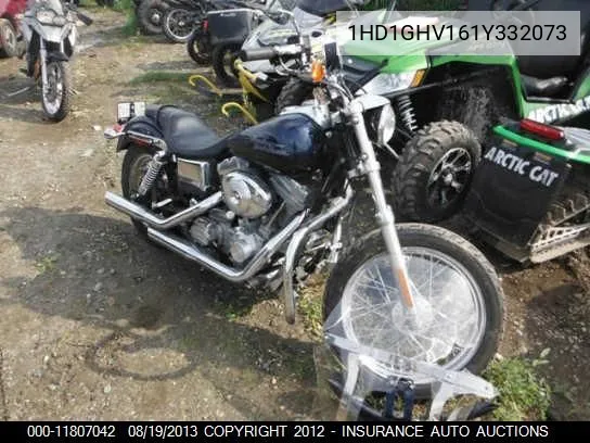 2001 Harley-Davidson Fxd VIN: 1HD1GHV161Y332073 Lot: 11807042