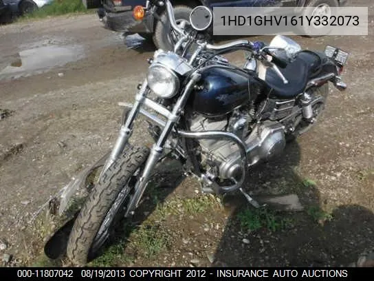 2001 Harley-Davidson Fxd VIN: 1HD1GHV161Y332073 Lot: 11807042