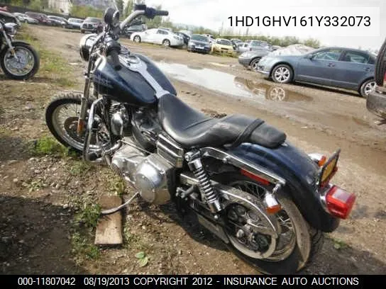 2001 Harley-Davidson Fxd VIN: 1HD1GHV161Y332073 Lot: 11807042