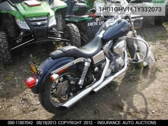 2001 Harley-Davidson Fxd VIN: 1HD1GHV161Y332073 Lot: 11807042