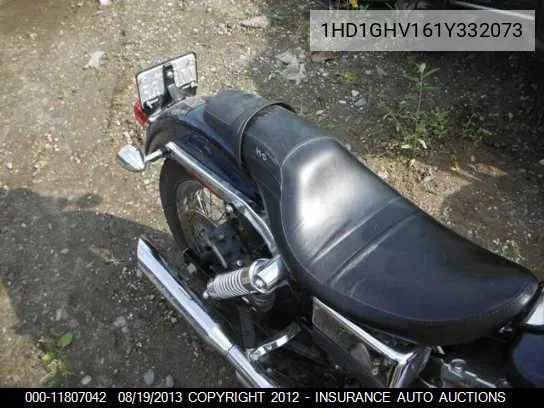 2001 Harley-Davidson Fxd VIN: 1HD1GHV161Y332073 Lot: 11807042