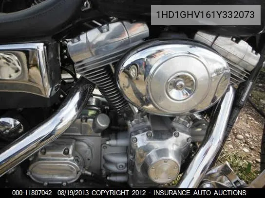 2001 Harley-Davidson Fxd VIN: 1HD1GHV161Y332073 Lot: 11807042