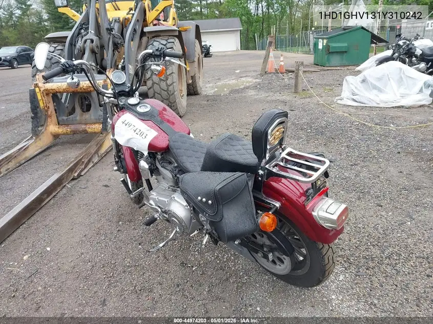 2001 Harley-Davidson Fxd VIN: 1HD1GHV131Y310242 Lot: 44974203