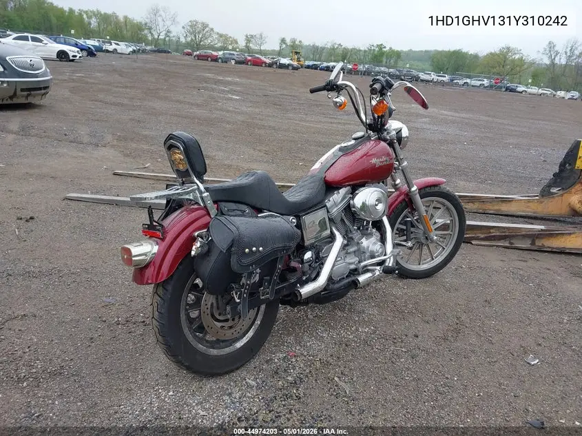 2001 Harley-Davidson Fxd VIN: 1HD1GHV131Y310242 Lot: 44974203