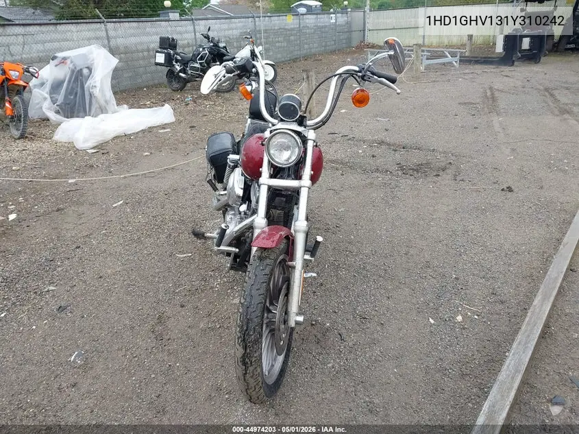 2001 Harley-Davidson Fxd VIN: 1HD1GHV131Y310242 Lot: 44974203