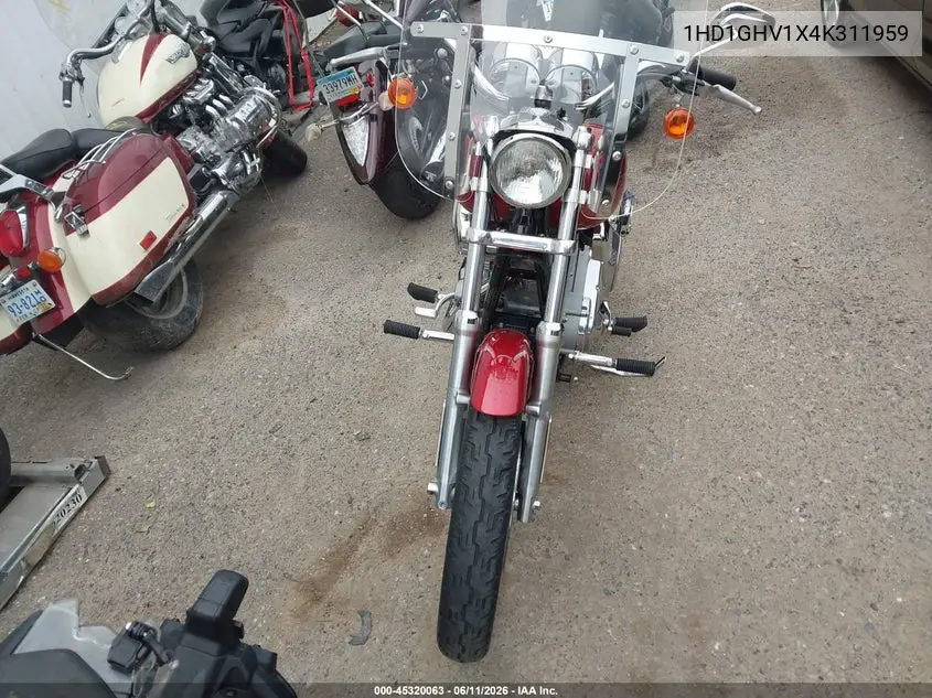 2004 Harley-Davidson Fxd VIN: 1HD1GHV1X4K311959 Lot: 45320063