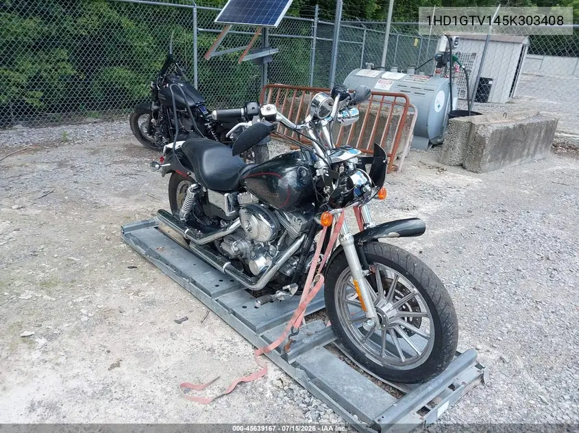 2005 Harley-Davidson Fxdc VIN: 1HD1GTV145K303408 Lot: 45639167