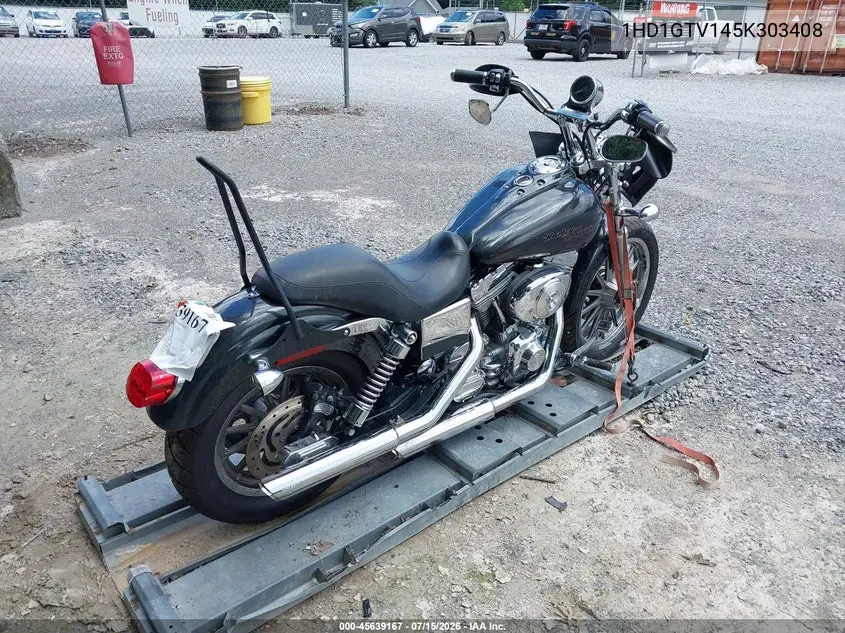 2005 Harley-Davidson Fxdc VIN: 1HD1GTV145K303408 Lot: 45639167