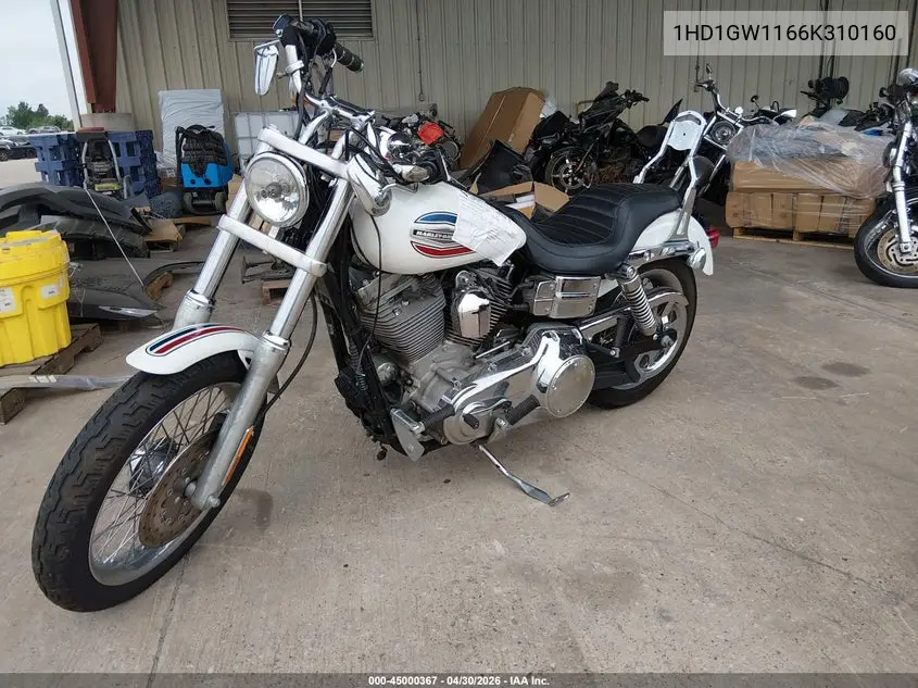 2006 Harley-Davidson Fxdi35 VIN: 1HD1GW1166K310160 Lot: 45000367